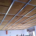 Controsoffitto isolante in fibra di legno flessibile Flex