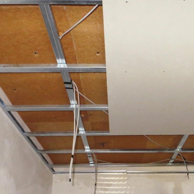 Pannelli isolanti in fibra di legno FiberTherm SD per isolamento controsoffitto