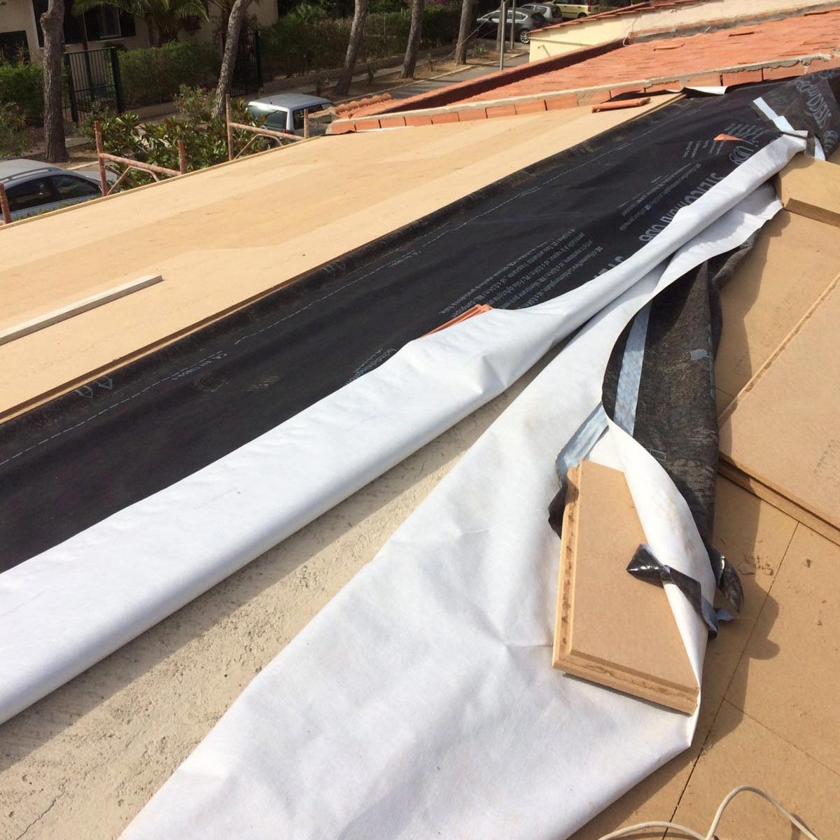 Pannelli isolanti in fibra di legno FiberTherm Special dry per ristrutturazione tetti